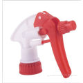 Pp Lotion Pump Dispenser , Red Trigger Sprayer With 28/400 Closure For Cleaning Agent